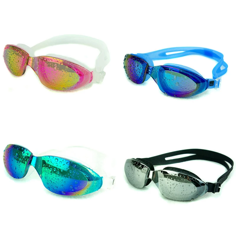 Регулируемые очки для плавания с защитой от тумана и УФ-излучения для взрослых
