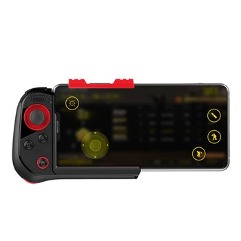 

PG-9121 red spider single hand wireless Bluetooth Game pad Mobile Phone game controller Gaming Joystick Gamepad for PUBG
