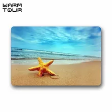 Теплый Тур Римский дверной коврик на заказ пляж тема кухня ковровое покрытие Нескользящая наружная домашняя Ванная Кухня декоративный коврик
