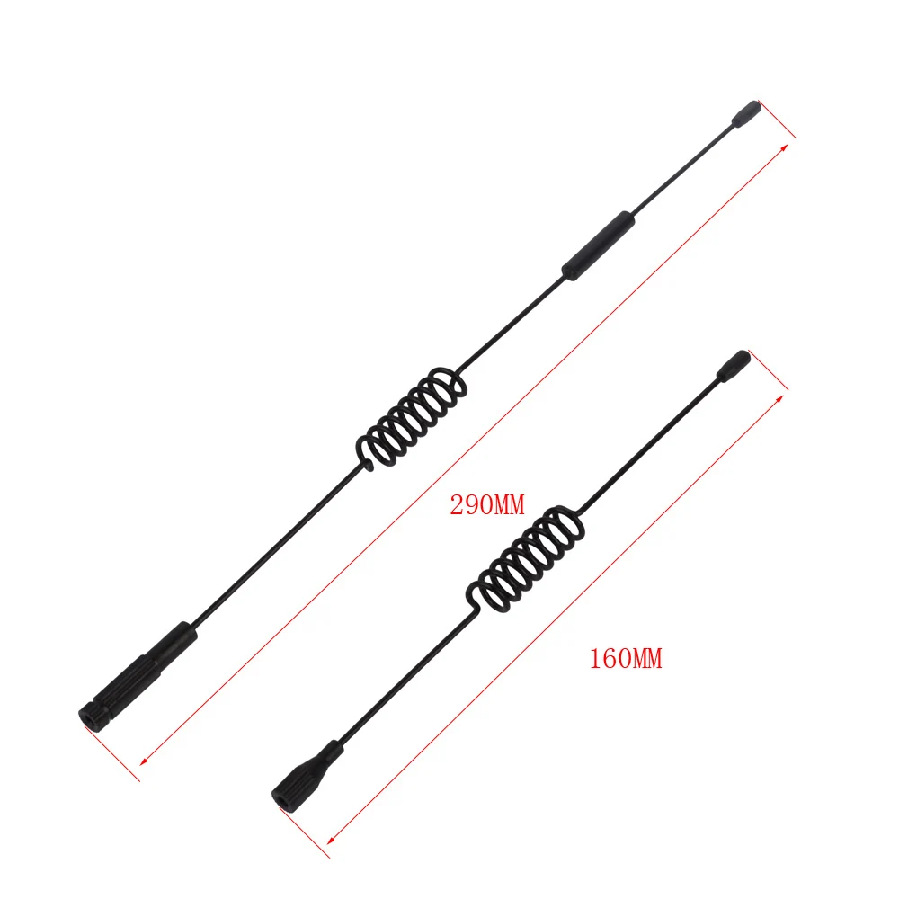 

RC Crawler Metal 160MM/290MM Decorative Antenna for 1:10 RC Crawler Axial SCX10 90046 Traxxas TRX-4 RC4WD D90 D110 Tamiya CC01