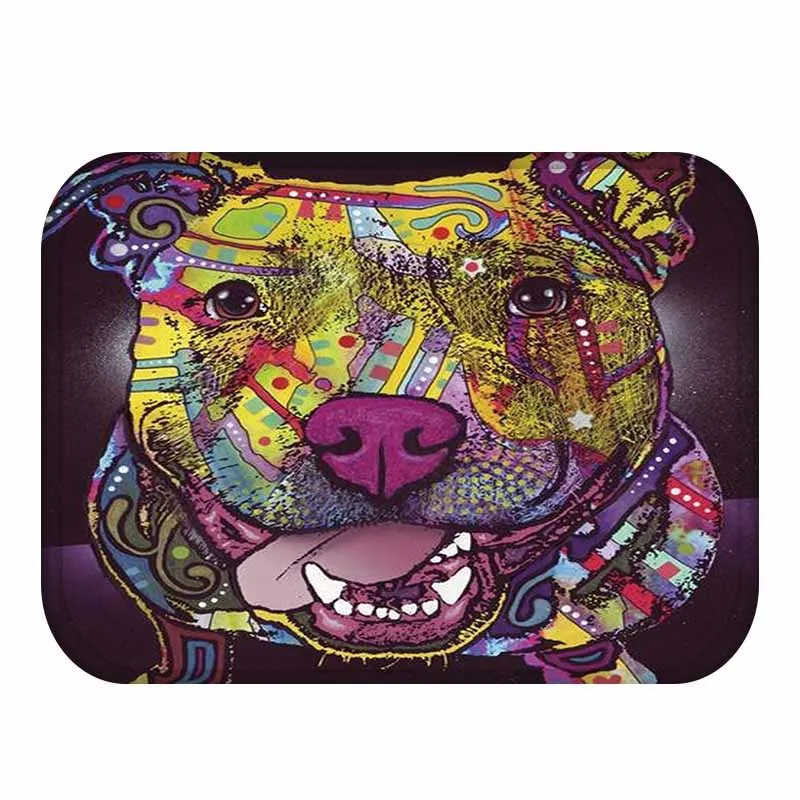 High Quality Modern Style Animals Funny Dog Doormat Bath Foot Rug Home Decor Bedroom Non-Slip Floor Mats For Living Room Rugtas
