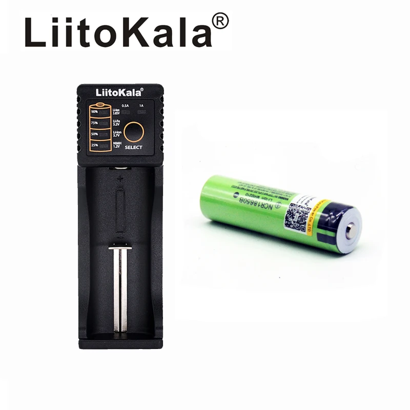 Умное зарядное устройство LiitoKala 1 шт. NCR18650B 3 7 В 3400 мАч|rechargeable battery|battery chargerbattery