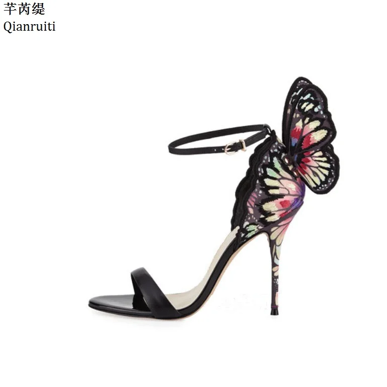 pumps with butterfly wings