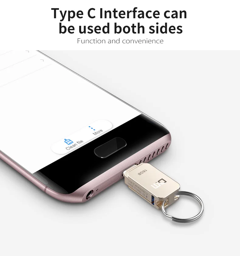 Dm pd059 usb flash drive 3.0, otg, 32gb, 64 gb, 128 gb