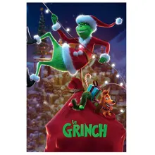 TaaWaa 2018 Hot New Film How the Grinch Stole Christmas Movie 2000 Custom Poster and Print Art Silk Light Home Room Wall Decor TaaWaa 2018 Hot New Film How the Grinch Stole Christmas Movie 2000 Custom Poster and Print Art Silk Light Home Room Wall Decor