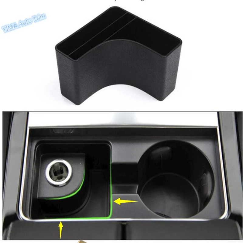 

Lapetus Car Styling Stalls Gear Shift Central Storage Pallet Container Box Cover Fit For Land Rover Range Rover Velar 2018 2019