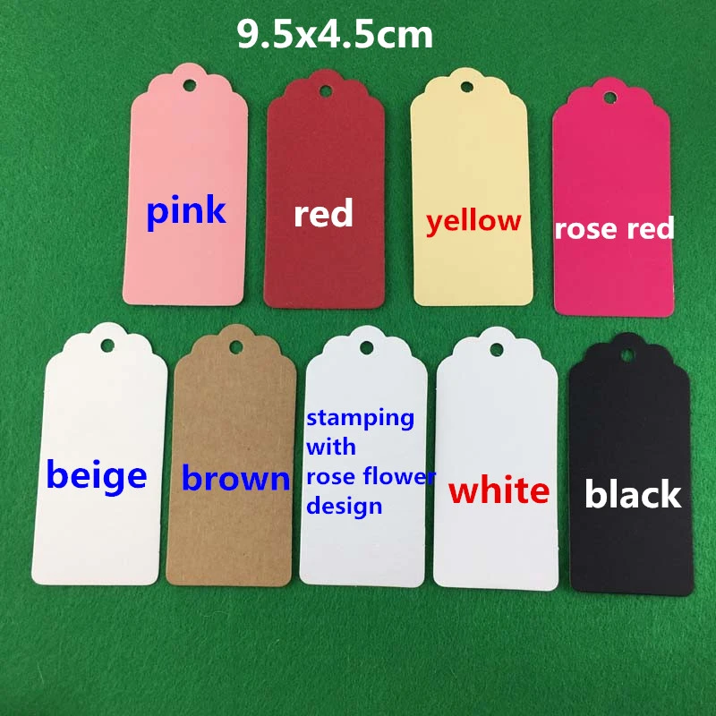 200 Pcs Kertas Label Harga 9 Warna Hadiah Tag Kosong Hang Tag Kraft Kertas Kartu Hadiah Diy Tag Untuk Buatan Tangan Kue Pakaian Kotak Hadiah Card Reader Sony Memory Stick Pro Duo Tagtag Tie Aliexpress