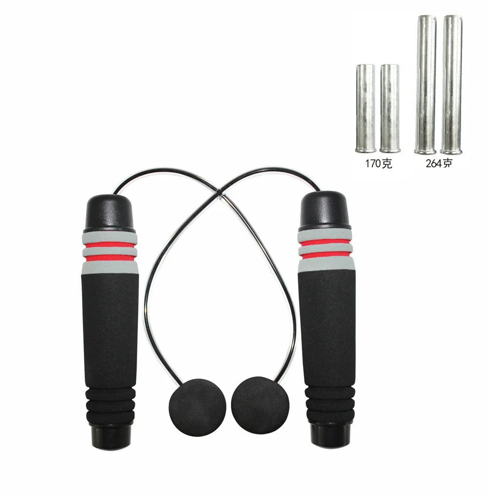 

Wireless Jump Rope Cordless Training Exercise Loaded Weight Steel Rope skipping