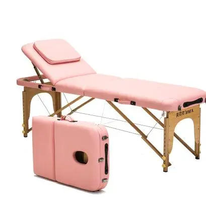 Складной массажный стол для домашнего использования, портативный массажный стол для физиотерапии