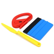 Инструмент для обертывания автомобиля комплект синий скребок для Ракель виниловый резак Автомобильная наклейка пленка для автомобиля оконный оттенок инструмент для установки