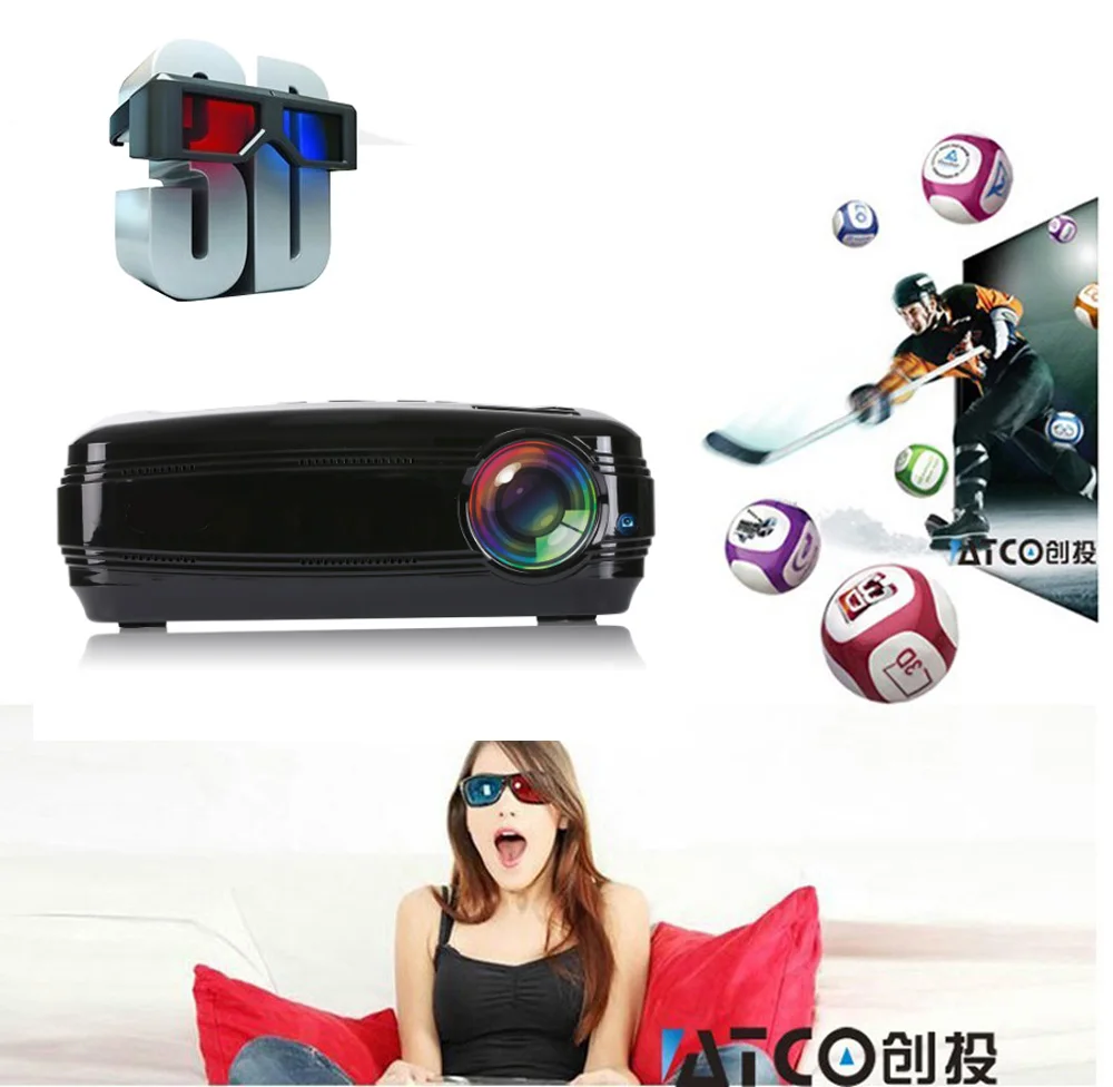 cheap projector WZATCO CTL60 5500Lumens Android 9.0 WIFI full HD Portable TV LED Projector 1080P 4K Video Game LCD Beamer for Home Cinema cheap projector