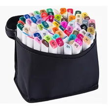 80 шт. разные цвета двойной советы Краска Искусство Эскиз двойной маркер ручка на спиртовой основе Чернила для художественного Крафта плакат цвет ing подсветка