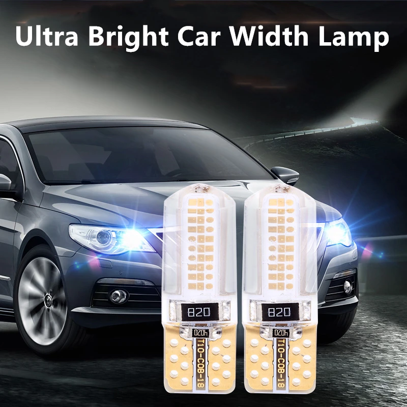 

1 Pair High Power T10 COB Super Bright LED Car Width Lamp Automobiles License Plate/Reading/Turn Signal Light Bulb Auto Parts