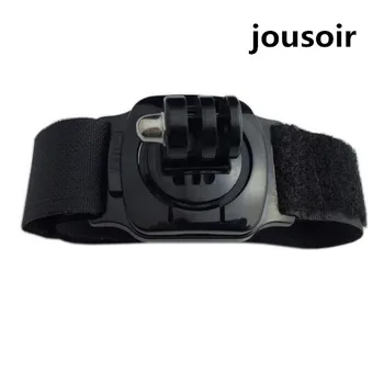 

50PCS/lot Hot Black Arm Band Wrist Strap 360 Degree for Hero 4/3+/3/2/1 New Top Quality CD50