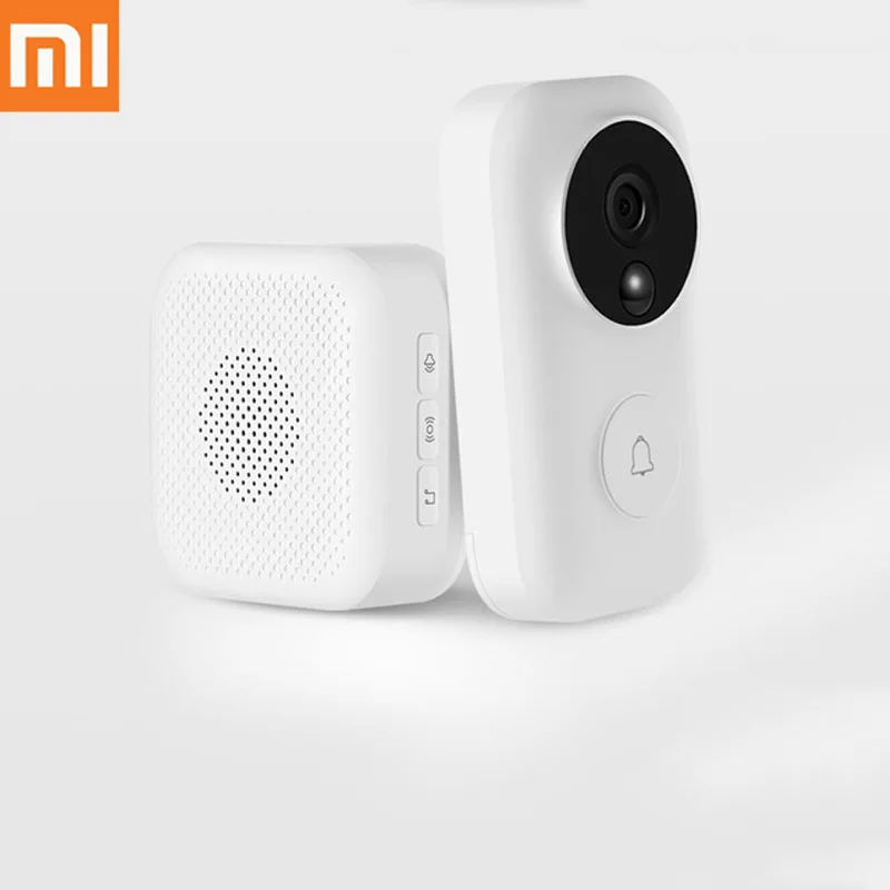 

Xiaomi Mijia Doorbell AI Face Identification 720P IR Two Way Audio Video camera Motion Detection SMS Push Intercom Cloud Storage