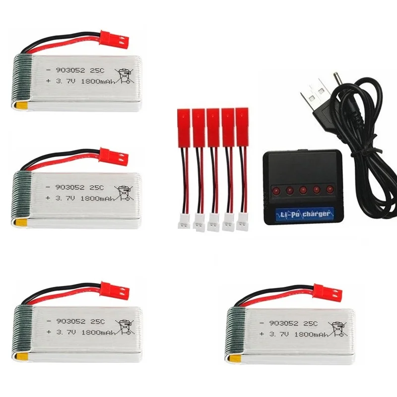 1800 мАч 3,7 в lipo Батарея для KY601S SYMA X5 X5S X5C X5SC X5SH X5SW X5UW X5UC M18 H5P H11D H11C T64 T04 T05 F28 F29 T56 T57