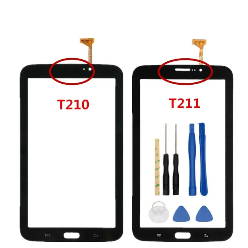 Для samsung Galaxy Tab 3 7 0 SM-T210 SM-T211 T210 T211 Сенсорный экран Стекло Панель Сенсор | Мобильные