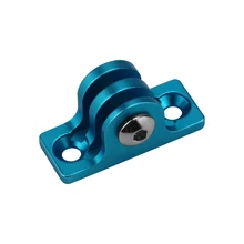 CNC Aluminum Alloy Flat Bottom Tripod Adapter Mount For Gopro Hero 5 3 4 Session Xiaomi Yi 4K H9 C30 SJCAM SJ4000 Accessories