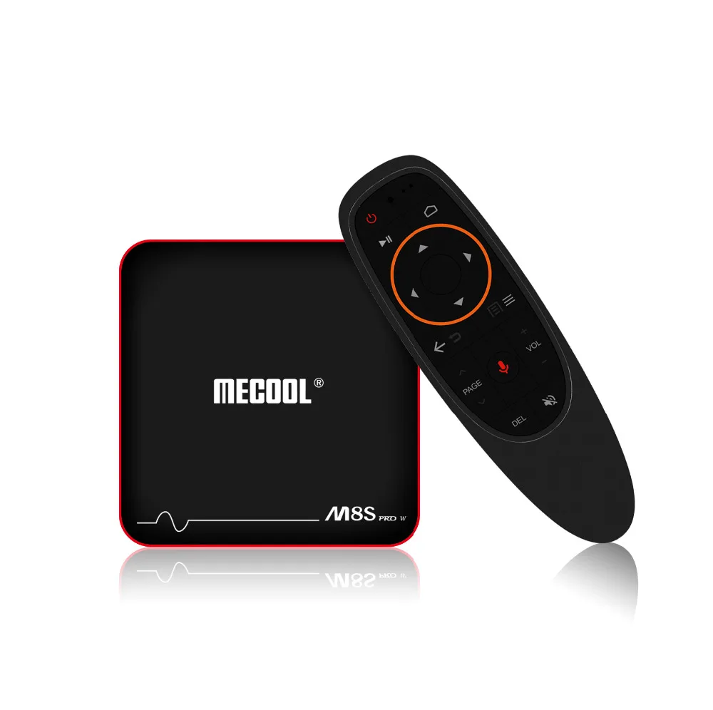 

[Voice Control]10pcs M8S PRO W Tv Box Android TV os 4K@30fp Amlogic S905W Quad core ARM Cortex-A53 2G RAM 16ROM Smart TV BOX
