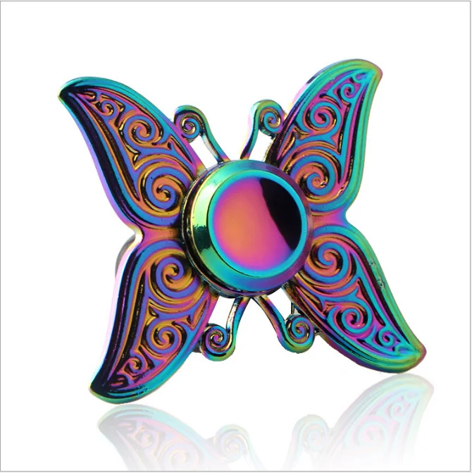 Новинка года Радуга рука Spinner handspinner Непоседа Игрушечные лошадки Наруто цинковый сплав Deak Игрушечные лошадки анти-стресс дети Рождество Игрушечные лошадки для детей