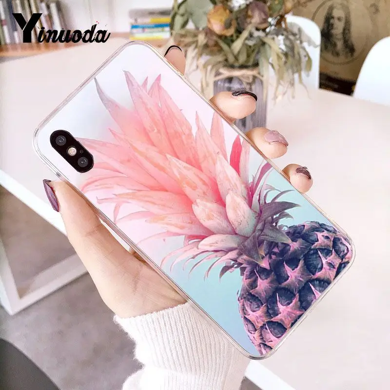 colorful pink gold pineapple