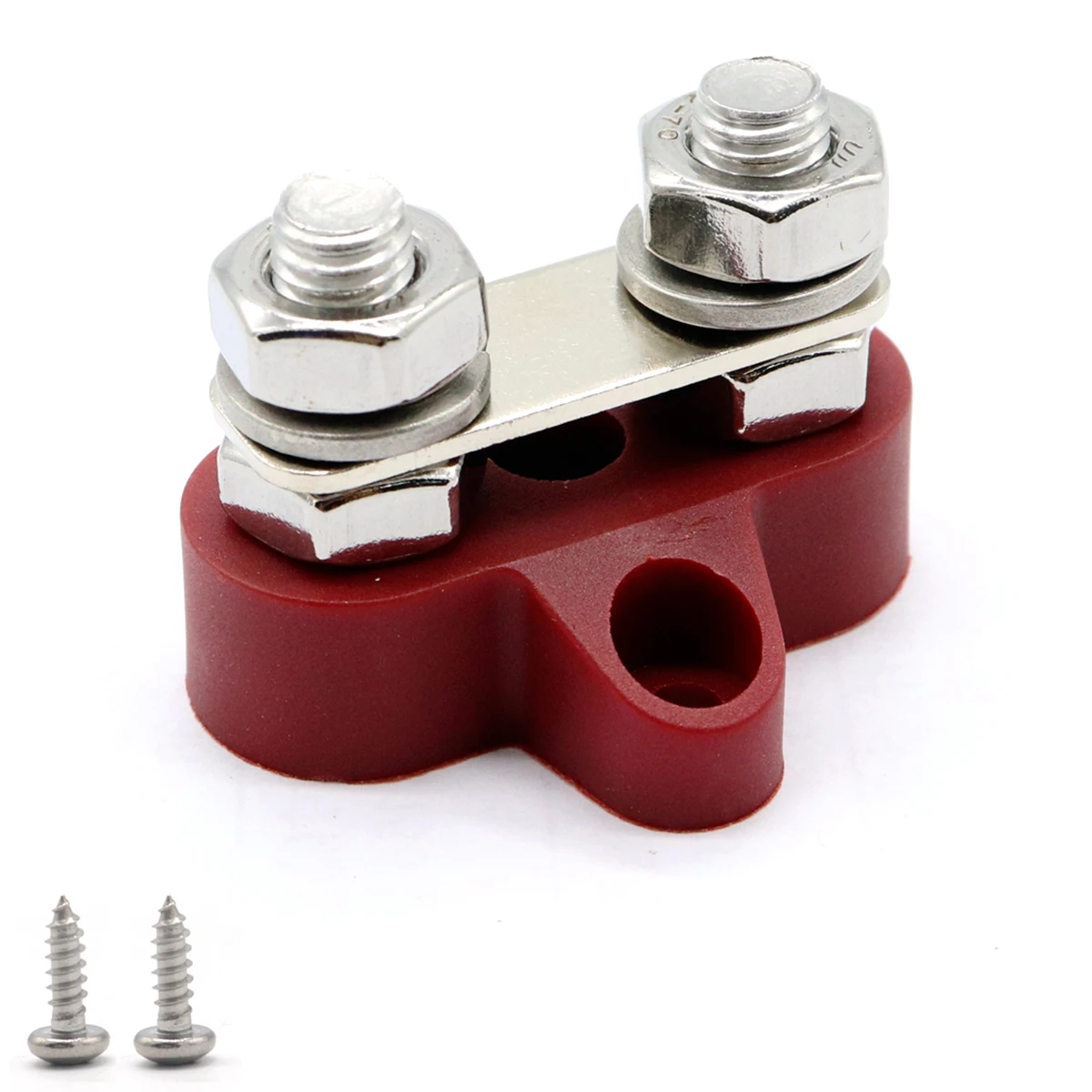 

Buss Bar Heavy Duty M8 Terminal Positive Bus Bar Terminal Block 12-24v 150 amp Power Distribution Stud Car Accessories