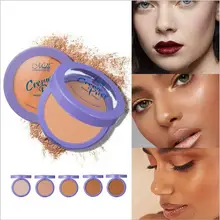 Натуральная пудра с эссенцией торт увлажняющая гладкая основа контроль маслом питательная твердая пудра для осветления лица всех типов кожи