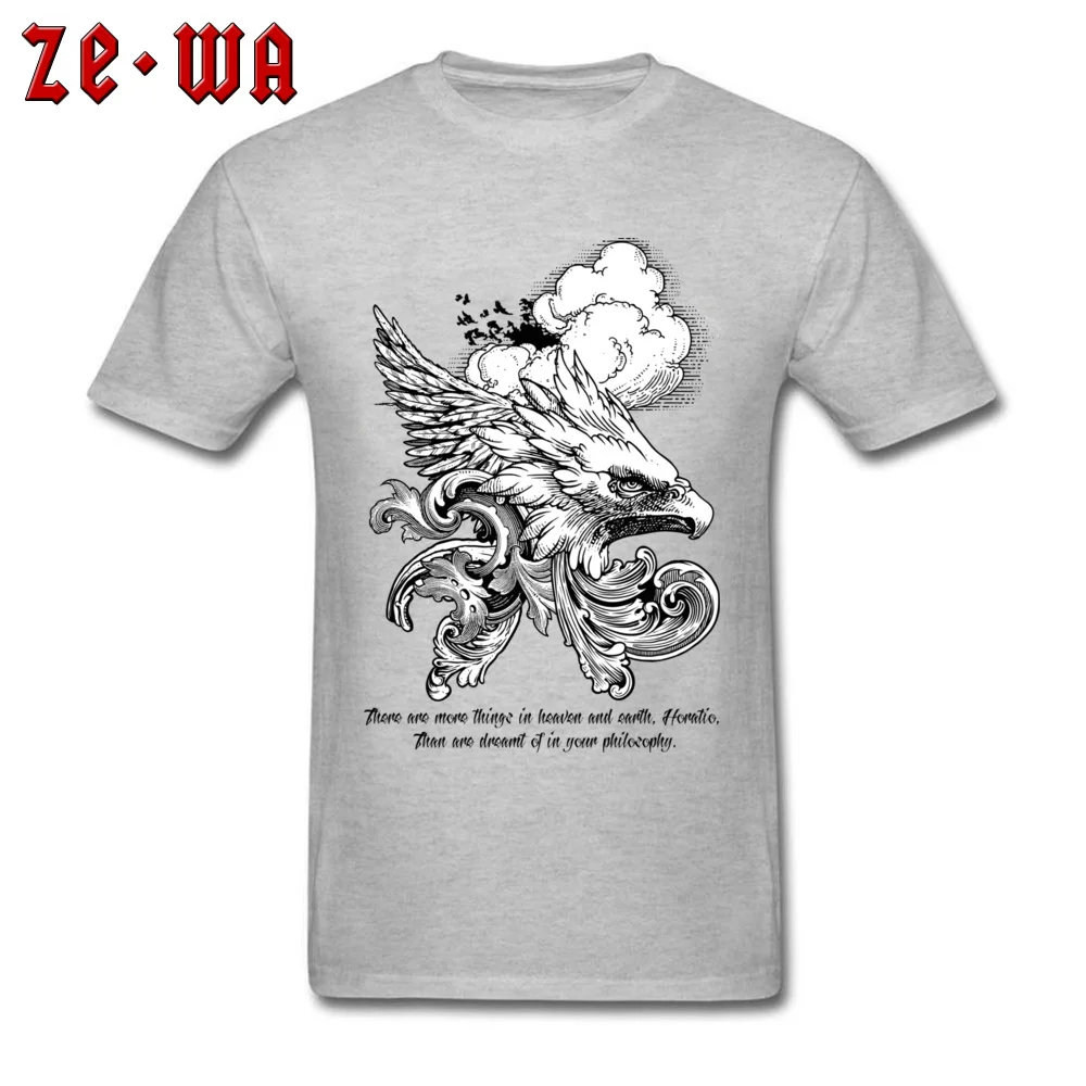 Custom Horatio Street Short Sleeve VALENTINE DAY Tops Shirts 2018 Fashion O-Neck Pure Cotton Tee Shirt Men T-shirts Horatio grey