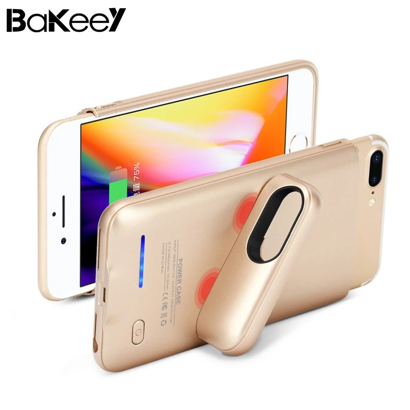 

Bakeey 3000mAh Rechargeable Power Bank Case External Battery Charger Power Backup Cover for iPhone 6Plus/6sPlus/7Plus/8Plus