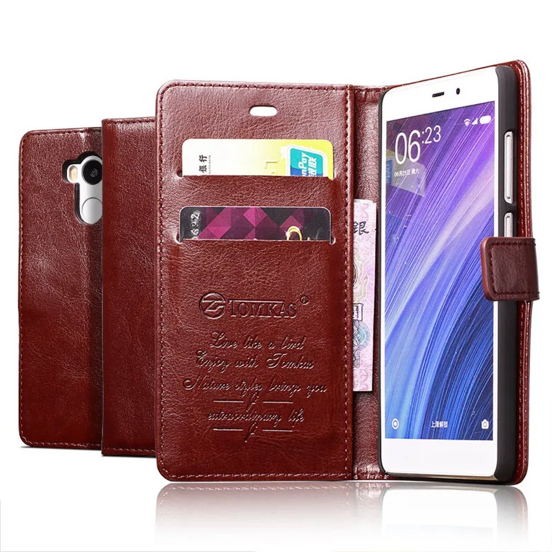 TOMKAS Phone Case For Conque Xiaomi Redmi 4 Pro Redmi 4 Cases Flip Leather Cover Wallet Case For Xiaomi Redmi 4 4Pro Prime  (5)