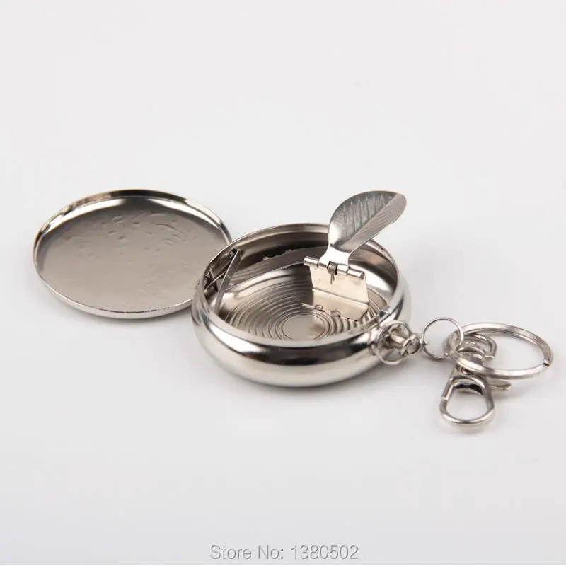 Wholesale Mini Small pocket portable round Ashtray For outdoor