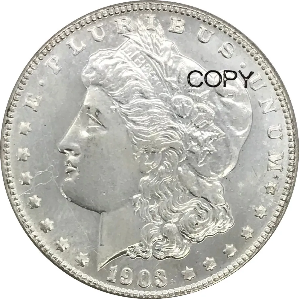 Развязанные копировальные монеты штата Америки 1903 s 1 доллар Моргана Cupronickel с