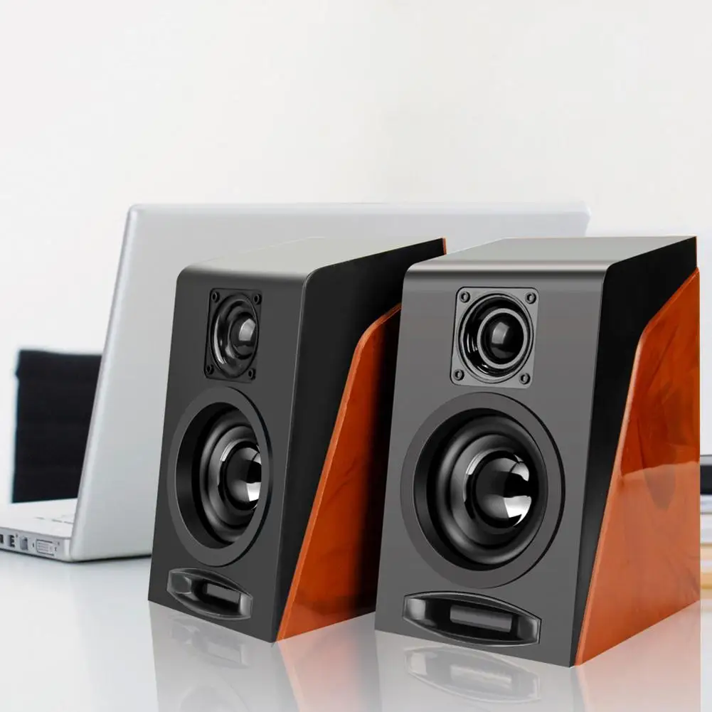 

Vintage Mini USB Wired Super Bass Music Speaker Desktop PC Computer Audio Player SHOOT