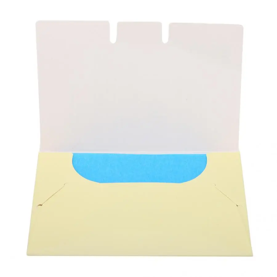 50 шт. масляные впитывающие салфетки для лица, просвечивающие листы, масляная бумага, Женская Универсальная - Количество: Yellow