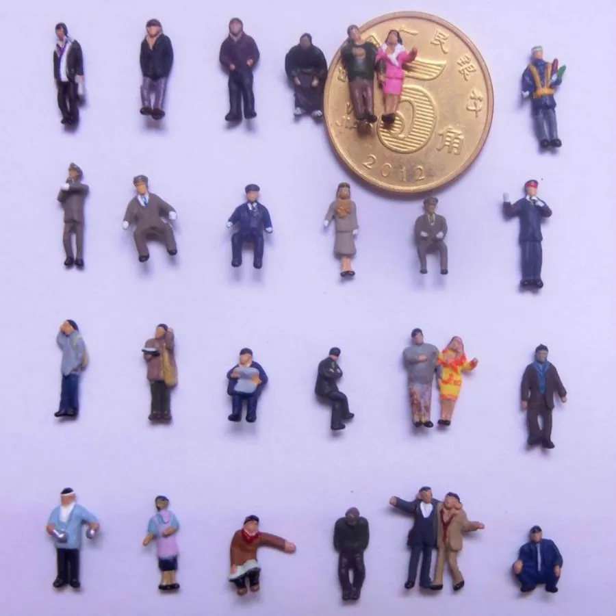 N train layout model figure staff (3)