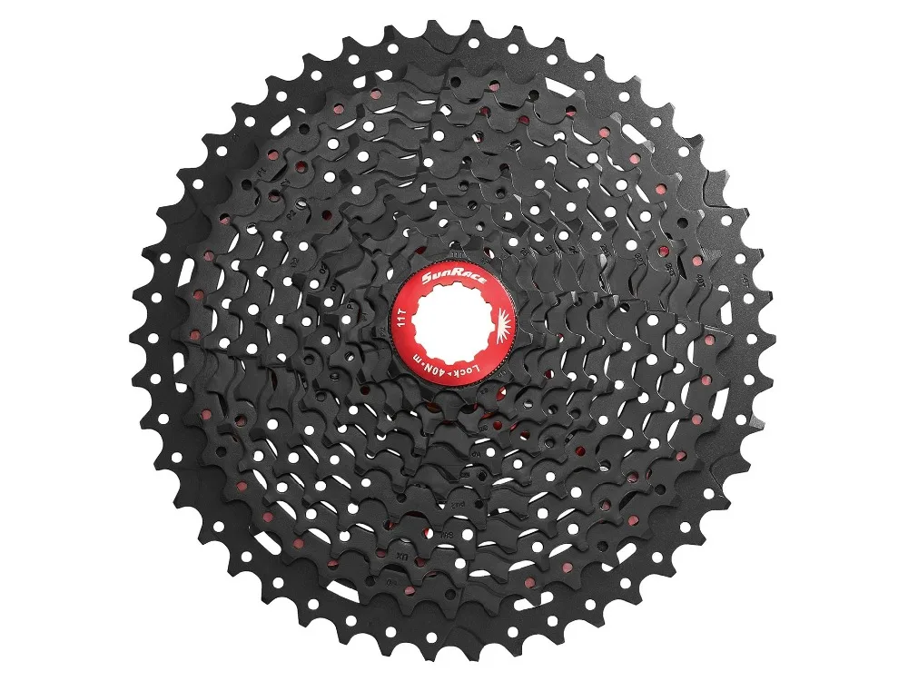 Sunracing CSMS8 CSMX8 11-speed 40/42/46 T/50 T велосипедная кассета велосипедная обгонная муфта черного и шампанского(серебро) 2 цвета