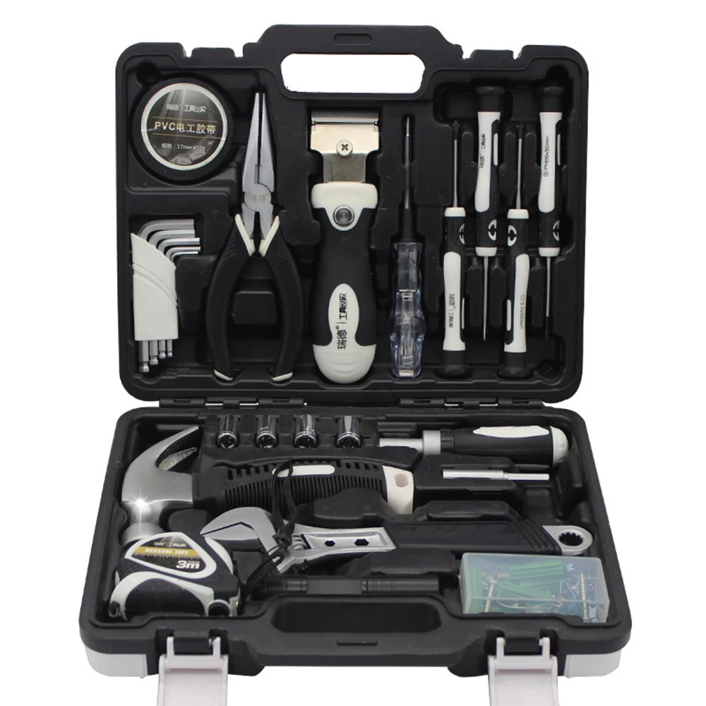 

68pcs Set of Tools for Car Multitool Auto-tools Hand Tool Kit Set of Keys with A Ratchet Auto Tool