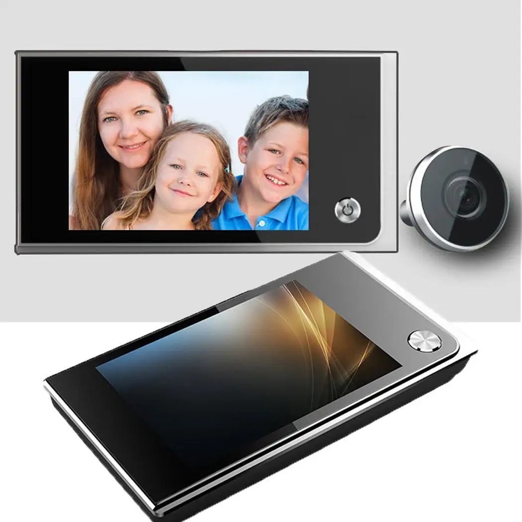 

Button Video Doorbell Intercom Doorbell Camera 35mm-100mm Home Security 13mm-28mm Wireless system Black