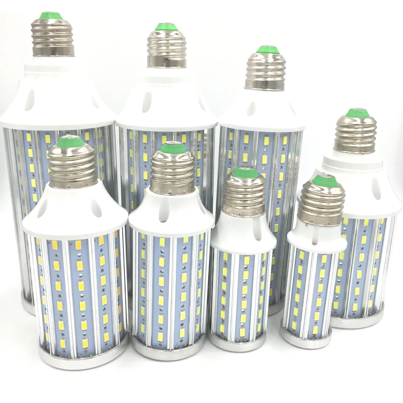 

Super bright Led Corn light E27 E14 B22 SMD 5630 85-265V 42 60 72 90 108 140 160 210 leds LED bulb 360 degree Lighting Lamp