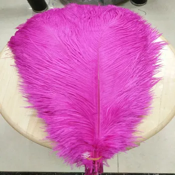 

High quality! wholesale 50 pcs 18-20inches /45-50cm Rose ostrich feathers DIY jewelry decoration / wedding celebration