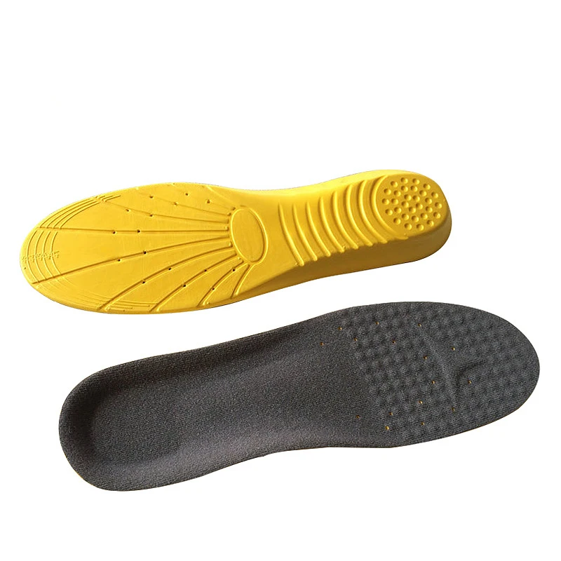 ЕВА высокие эластичные спортивные стельки пот-абсорбент и ударно-поглотитель дышащая стелька с П-образный каблук внутренняя обувь стельки
