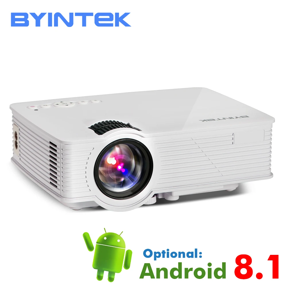 BYINTEK небо BT140 Мини Micro СВЕТОДИОДНЫЙ Кино Портативный видео HD USB hdmi-проектор для дома Театр (плюс дополнительно/Android версии) - изображение