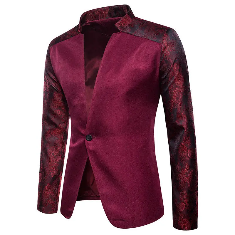 Новое поступление, роскошный мужской блейзер, весенний модный брендовый высококачественный хлопковый приталенный мужской костюм, блейзеры, классический мужской костюм, куртки, пальто