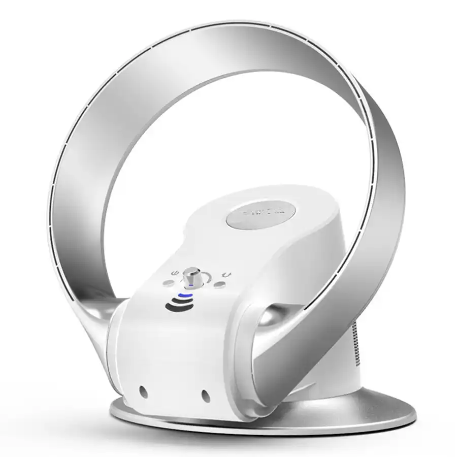 2019super Quiet Variable Speed Non Blade Bladeless Fan Home Office Has The Remote Timing Function Folding Fan 12 Inches