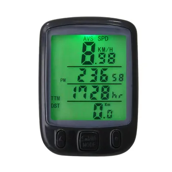 

2018 Waterproof LCD Display Cycling Bike Bicycle Computer Odometer Speedometer with Backlight 88 B2Cshop