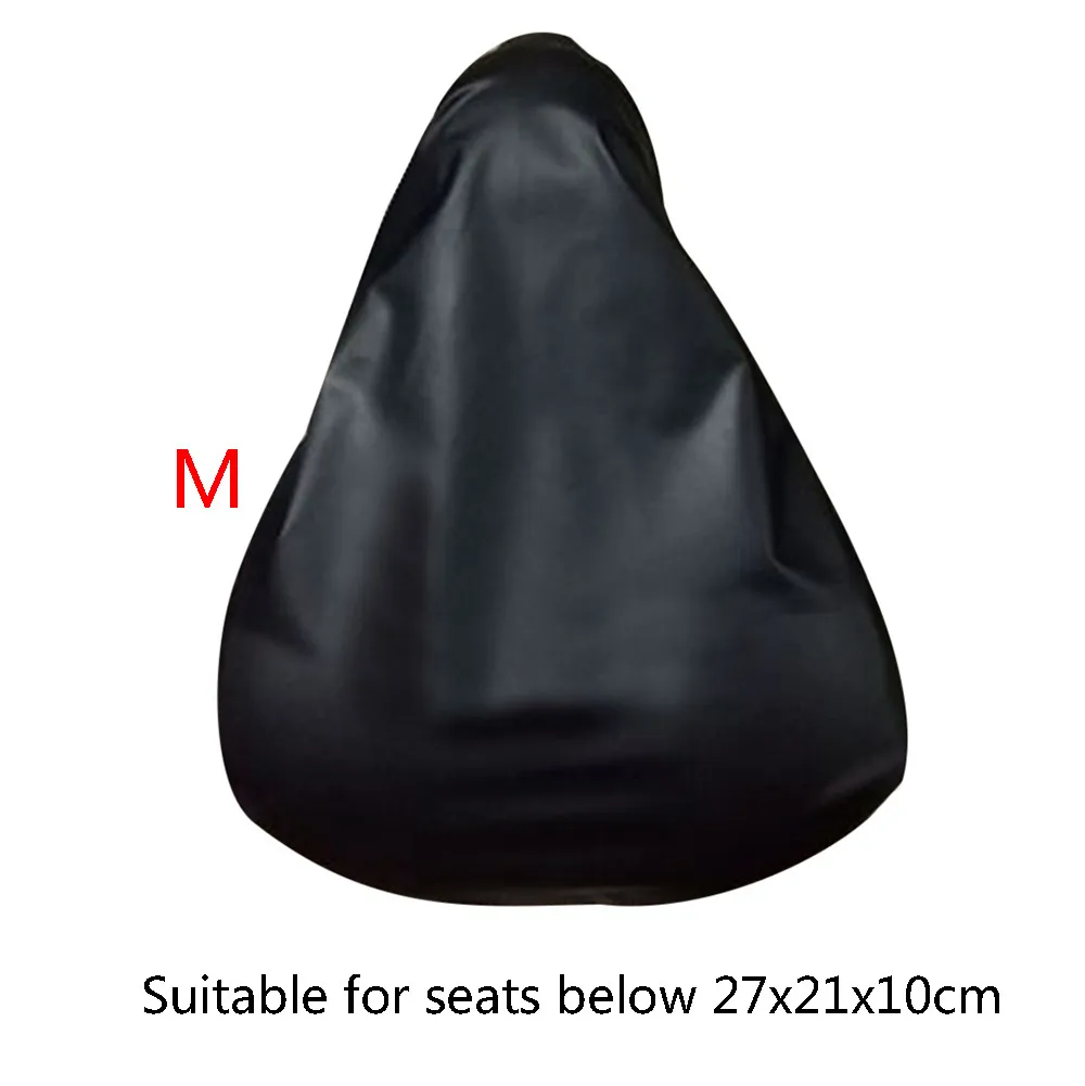 New Bike Seat Waterproof Rain Cover Dust Resistant Bicycle Saddle Cover Black