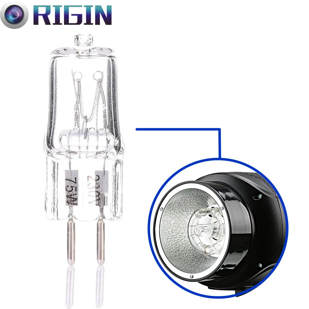 

Godox modeling lamp bulb 110v/220v Max Power 75w GY6.35 Color Temperature 3300K For Mini Studio Flash For Smart Series/E Series