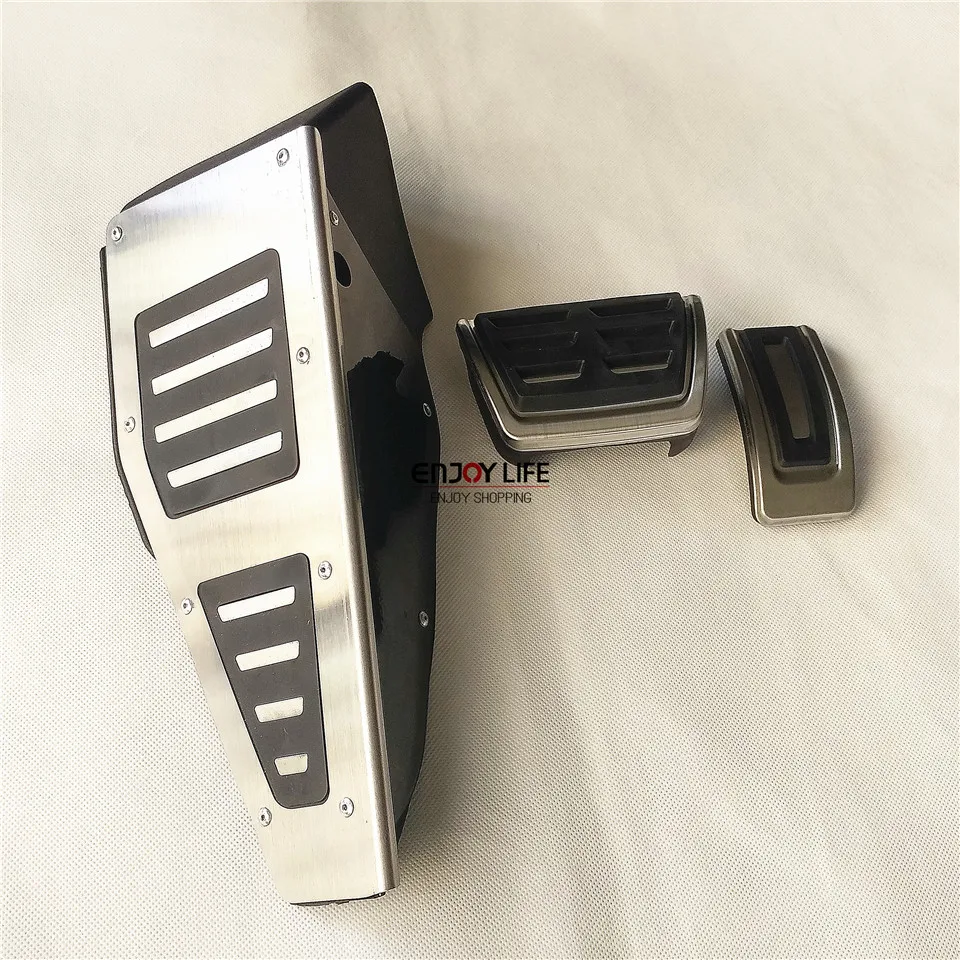 

RHD ! Gas Fuel Brake Footrest Pedal Plate Cover AT & MT For VW Golf 7 MK7 VII R GTI & Audi A3 S3 8V 2013-2017
