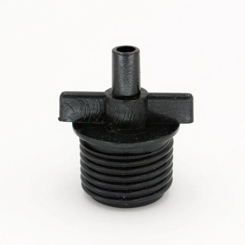 

100pcs/pack 1/2 Inch Male Thread x 6mm Flat Connector For Micro Misting Sprinkler Fitting Greenhouse Agriculture Irrigation T104