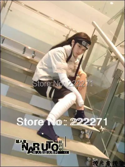 

Apparel Naruto Shippuden Hyuuga Neji Cosplay Costume set for Cosplay Costume Female party and Halloween Free Track Anime